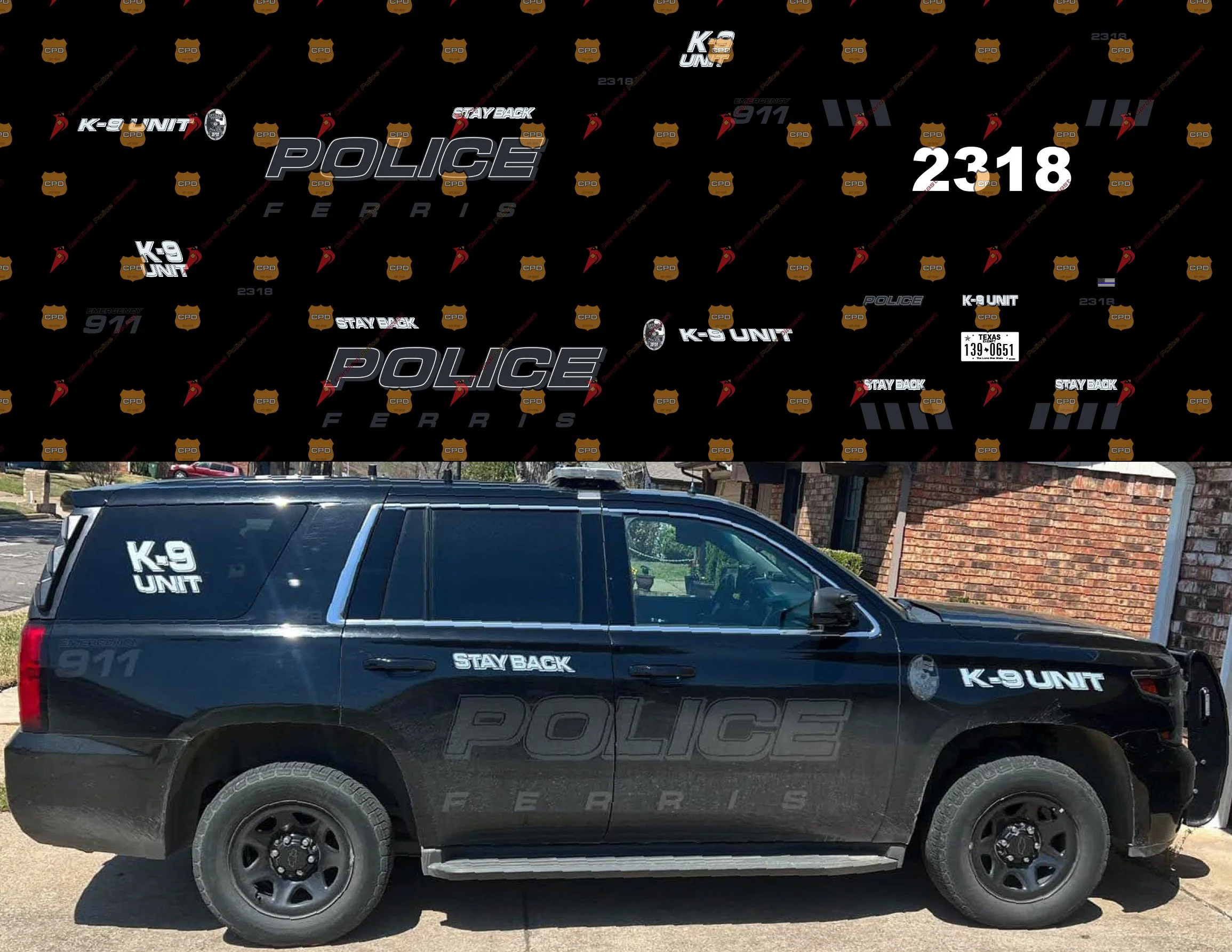 Ferris, TX Police Department — Cardinal Police Diecast